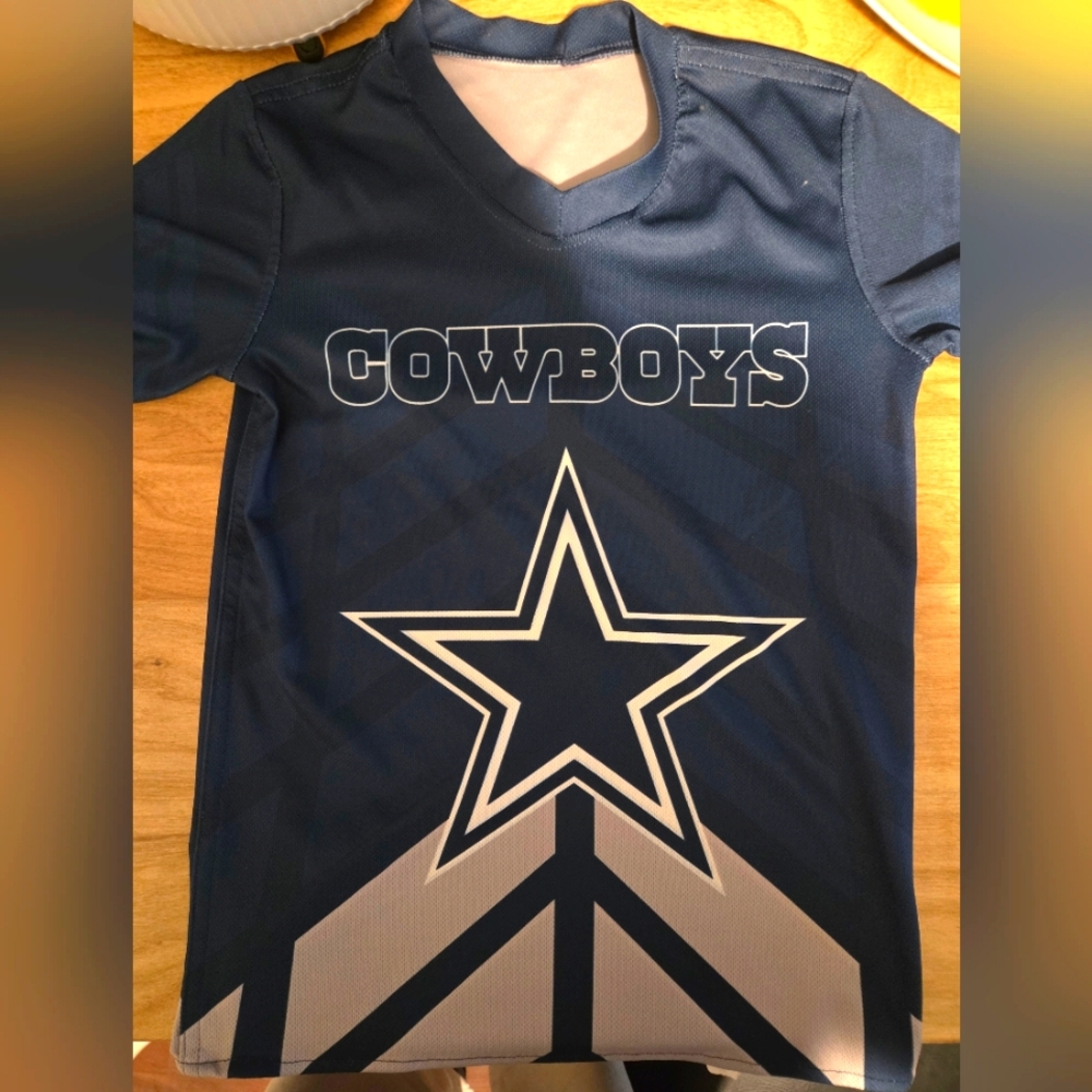 NFL Dallas Cowboys Jersey Kids Top - Unisex Size Small